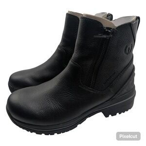 Kerrits Woodstock Waterproof Barn Boot Black Leather 80015 Womens 6.5